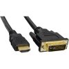 Akyga AK-AV-13 HDMI -> DVI-D M/M video kábel 3m fekete