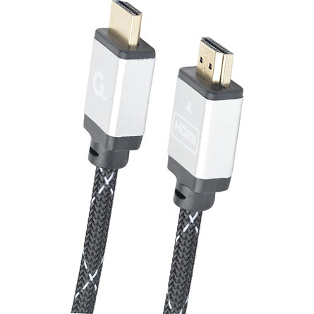 Gembird Select Plus HDMI 2.0 Ethernet -> HDMI 2.0 Ethernet M/M video kábel 3m fekete-szürke