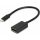 Gembird USB-C -> DisplayPort 1.2 M/F adapter 0.15m fekete