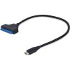 Gembird USB-C 3.1 Gen1 -> SATA M/F adapter 0.2m fekete