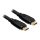 Delock HDMI 1.4 -> HDMI 1.4 M/M video kábel 2m fekete lapos kivitel