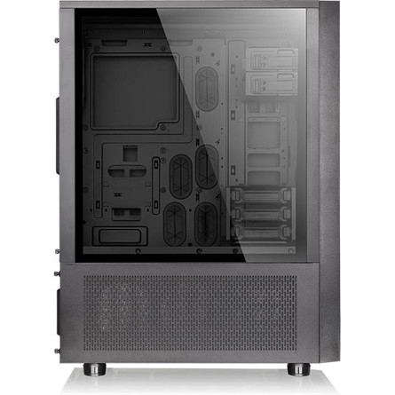 Thermaltake Core X71 Tempered Glass Edition táp nélküli ablakos Mid Tower számítógépház fekete
