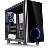 Thermaltake View 31 Tempered Glass Edition táp nélküli ablakos Mid Tower számítógépház fekete