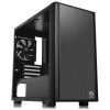 Thermaltake Versa H17 Window táp nélküli ablakos mATX számítógépház fekete