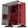 Thermaltake Core P3 Tempered Glass Red Edition táp nélküli ablakos Mid Tower számítógépház piros