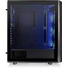 Thermaltake Versa J24 Tempered Glass RGB Edition táp nélküli ablakos Mid Tower számítógépház fekete