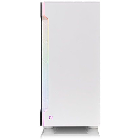 Thermaltake H200 TG Snow RGB táp nélküli ablakos MT Mini Tower számítógépház fehér