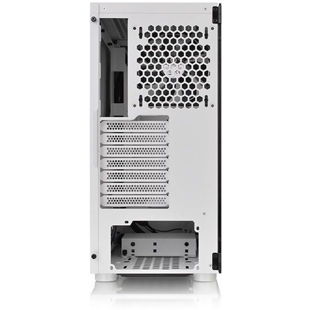 Thermaltake H200 TG Snow RGB táp nélküli ablakos MT Mini Tower számítógépház fehér