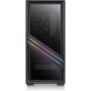 Thermaltake Versa T35 Tempered Glass RGB táp nélküli ablakos Mid Tower számítógépház fekete