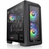 Thermaltake View 300 MX táp nélküli ablakos Mid Tower számítógépház fekete