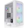 Thermaltake View 300 MX Snow táp nélküli ablakos Mid Tower számítógépház fehér