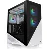 Thermaltake Divider 370 TG Snow ARGB táp nélküli ablakos Full Tower szám.géph. fehér-fekete (bontott,sérült csomagolás)