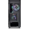 Thermaltake S250 TG ARGB táp nélküli ablakos Mid Tower számítógépház fekete