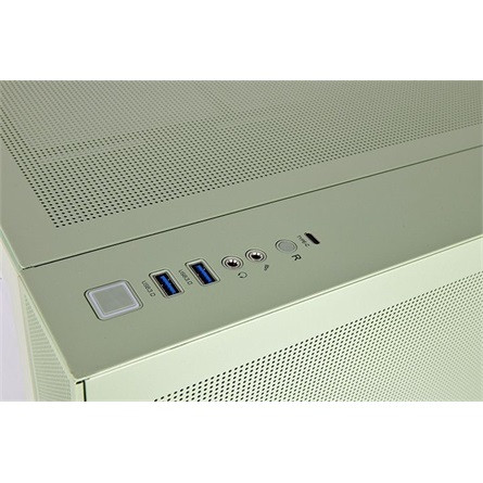 Thermaltake View 380 TG ARGB Matcha Green táp nélküli ablakos Mid Tower számítógépház zöld