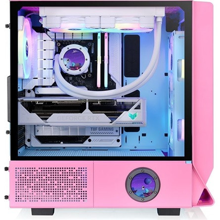 Thermaltake Ceres 350 MX Bubble Pink táp nélküli ablakos Mid Tower számítógépház rózsaszín