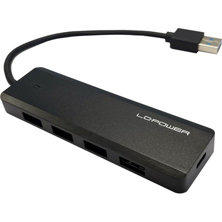 LC-Power LC-HUB-U3-4-C 4-portos USB-C hub fekete