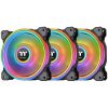 Thermaltake Riing Quad 14 RGB Radiator Fan TT Premium Edition 3 Fan Pack rendszerhűtő ventilátor fekete