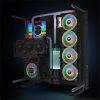 Thermaltake Riing Quad 14 RGB Radiator Fan TT Premium Edition 3 Fan Pack rendszerhűtő ventilátor fekete