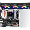 Thermalright Frozen Horizon 360 BLACK ARGB processzor vízhűtő  fekete