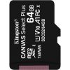 Kingston 64GB Canvas Select Plus Class 10 UHS-1 microSDXC memóriakártya Single Pack