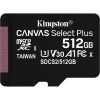 Kingston 512GB Canvas Select Plus UHS-1 Class10 U3 V30 A1 microSDXC memóriakártya