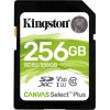 Kingston 256GB Canvas Select Plus Class 10 UHS-1 SDXC memóriakártya