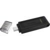 Kingston 128GB DataTraveler 70 USB-C pendrive fekete