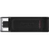 Kingston 128GB DataTraveler 70 USB-C pendrive fekete