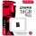 Kingston 16GB Industrial UHS-1 Class10 U3 V30 A1 vízálló microSDHC memóriakártya Single Pack