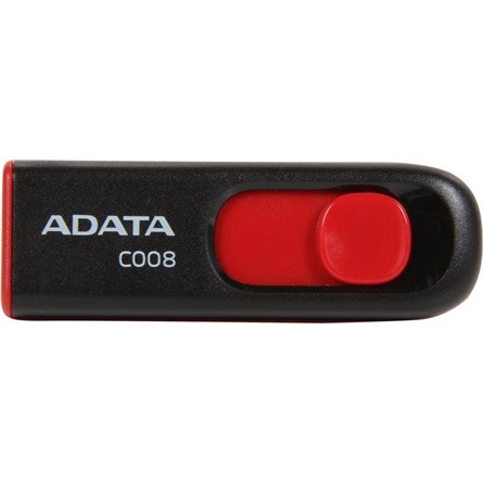 ADATA 16GB C008 USB-A 2.0 pendrive BOX fekete-piros