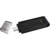 Kingston 256GB DataTraveler 70 USB-C 3.2 Gen 1 pendrive fekete