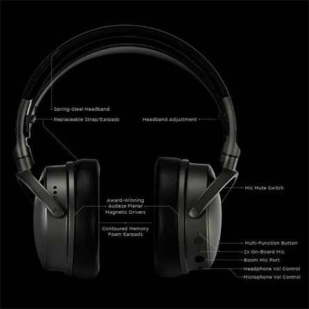 AUDEZE Maxwell PlayStation gaming fejhallgató headset fekete