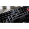 Keychron Q4 Swappable RGB Backlight Knob ISO USB gaming billentyűzet barebone fekete