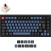 Keychron Q1 V2 USB angol Gateron G Pro Brown mechanikus billentyűzet fekete