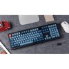 Keychron V6 Max Bluetooth / vezeték nélküli / USB magyar gaming Gateron Jupiter Red mechanikus billentyűzet fekete-szürk