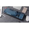 Keychron V6 Max Bluetooth / vezeték nélküli / USB magyar gaming Gateron Jupiter Red mechanikus billentyűzet fekete-szürk