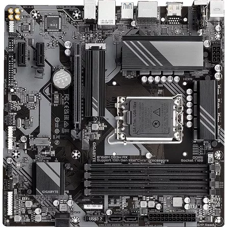 Gigabyte B760M DS3H AX desktop alaplap microATX