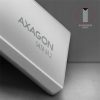 Axagon EEM2-U3C M.2 2280 SATA3 USB-C külső ház ezüst-fekete