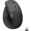 Logitech Lift Vertical Ergonomical optikai Bluetooth / vezeték nélküli vertikális egér fekete