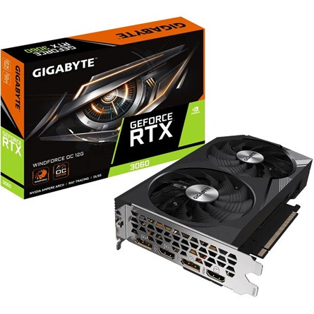 Gigabyte GeForce RTX 3060 WindForce2 OC 12GB GDDR6 192-bit grafikus kártya