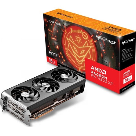 Sapphire Radeon RX 7800 XT NITRO+ 16GB GDDR6 256-bit grafikus kártya
