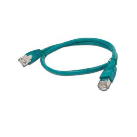 Gembird RJ45 CAT6 FTP M/M adatkábel 0.5m zöld