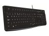 LOGI K120 Corded Keyboard black US