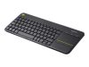 LOGITECH K400 Plus WL Touch keyb. HUN