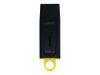 KINGSTON 128GB USB3.2 Gen1 DT Bk+Yellow