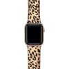 XPRO™ Apple Watch nyomtatott szilikon szíj leopárd mintás 42mm / 44mm / 45mm / 49mm