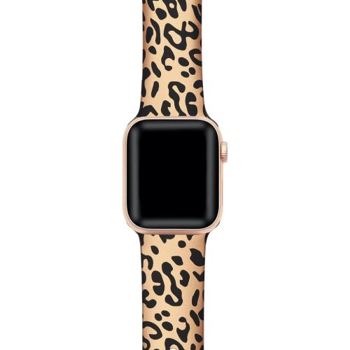 XPRO™ Apple Watch nyomtatott szilikon szíj leopárd mintás 42mm / 44mm / 45mm / 49mm