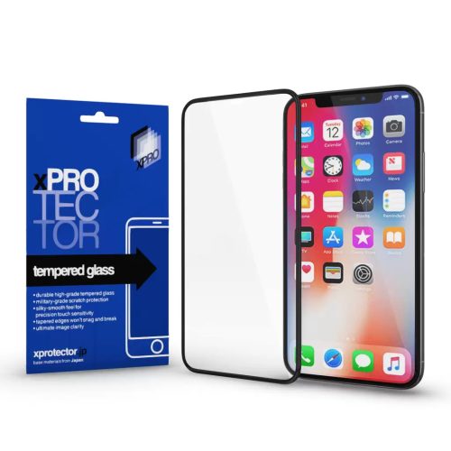 XPRO™ Tempered Glass 0.33 Full 3D Black kijelzővédő üveg / üvegfólia Apple iPhone 14 Pro Max készülékhez