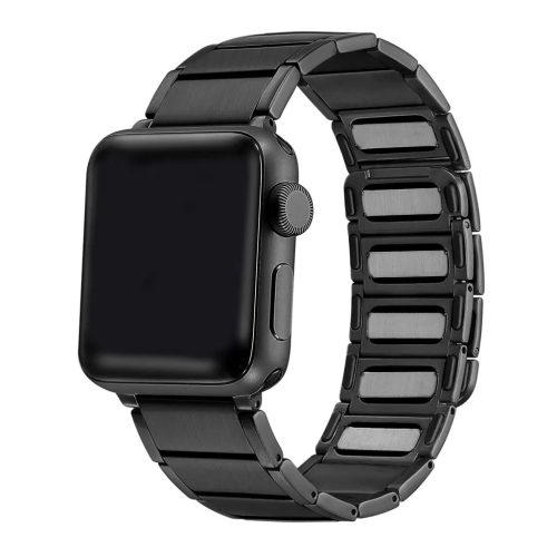 XPRO™ Apple Watch rozsdamentes acél szíj mágneses csattal fekete 42mm / 44mm / 45mm / 49mm 