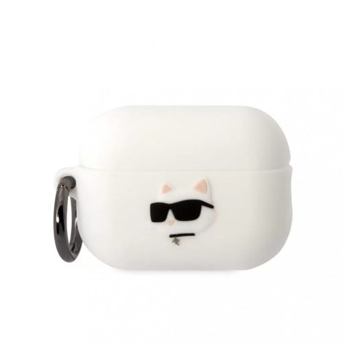 Karl Lagerfeld tok fehér KLAP2RUNCHH Airpods Pro készülékhez